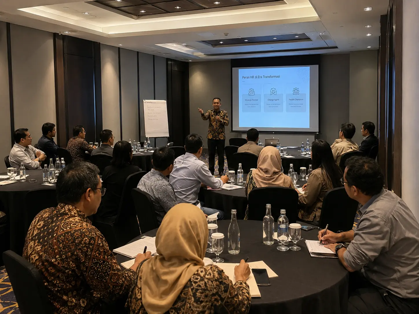 Suasana workshop SDM bersama Langkah Maju Konsultan